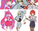 魅力的なキャラクター立ち絵を描きます TRPGやゲームに最適！デザインからのご依頼も引き受けます！ イメージ1