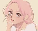 人物アイコンイラスト描きます SNSでの使用にぴったりなきれいでかわいいアイコンを描きます イメージ1
