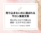 美容・エステサロン集客文章テンプレを提供しますます 考えずに使えて売り込まない集客文章 イメージ1