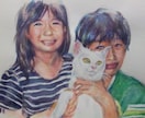 似顔絵・イラスト描きます 水彩+色鉛筆が基本ですが、デジタル処理も可能です。 イメージ2