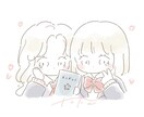 2人用♡写真なし◎オリジナルイラストをお描きします 写真なしの方も◎あなただけのイラストをプレゼント イメージ4
