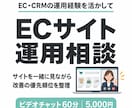 60分のECサイト相談で改善の優先順位を整理します 画面共有でサイトを確認｜購入導線・商品ページ・CRM イメージ1