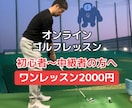 ゴルフスイングの悩みを解決します 本当に大事なワンポイントをご提案します！ イメージ1
