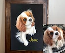 チョークアートで愛犬の似顔絵描きます ★手描きで一枚一枚丁寧に仕上げます★ イメージ7