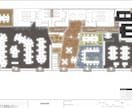 購入予定の什器や床材の色を着色図面で確認できます パースは必要ないけど色味や雰囲気を知りたい場合に。 イメージ3