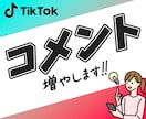 TikTok日本人コメントを増加｜宣伝・拡散します 高品質・減少なし|日本人コメントが3個増加するまで拡散！ イメージ1
