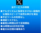 X（Twitter）にインプレッションを拡散します 【モニター価格】★表示回数★エックス★匿名評価★安い イメージ4
