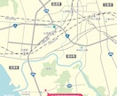 全国対応｜オンライン完結◇かわいい地図を作成します 各種印刷物・WEBに対応した分かりやすい地図デザイン イメージ3