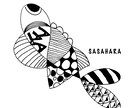 奇妙で不思議◇怖可愛いモノクロイラスト描きます 挿絵やアイコンに♦他にはない不思議な絵柄と存在感のある白黒絵 イメージ3