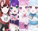 最短納品10日！魅力的な立ち絵描きます 立ち絵ミニキャラ等おまかせください！ イメージ2