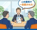 特割　転職成功のための面接サポート資料を作ります 対面、Web面接がうまくいかないあなたのオリジナル資料作成 イメージ1