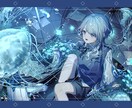 空気感のあるイラスト制作を致します アイコン/立ち絵/一枚絵/キャラデザ幅広く対応致します！ イメージ2