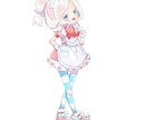 イラスト制作＆高クオリティでキャラデザします アニメ絵で幅広く一般受けする絵柄！女、男、人外、マスコット イメージ7