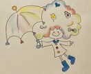 ほっこり可愛いキャラ描きます ペン&色鉛筆で丁寧に描きます。クスッと笑顔になるイラスト イメージ3