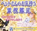 ペットさんお気持ちリーディング✨霊視鑑定いたします 今、幸せ感じてくれている？虹の橋を渡った子の気持ちも鑑定可能 イメージ1