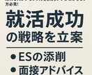 就活成功に向けてサポートします ESの添削・ストーリー作成、面接、GD戦略を考えます。 イメージ1