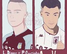 popな似顔絵、チームのメンバーイラストを描きます 部活、サークル、卒業など記念イラストにいかがでしょうか？ イメージ5