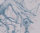 ダークな世界観、少し皮肉的な表現などが描けます 綺麗な気持ち悪さ。絶妙な不快感。 イメージ3
