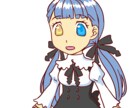 とても可愛らしくてカラフルな女の子描きます SNSで映えてカラフルで可愛く幻想的な女の子を描きます イメージ1