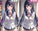生成AIイラストのレタッチ・加筆修正します AIイラストの目や手の修正でブラッシュアップ！ イメージ8