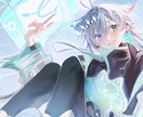 立ち絵、1枚絵などなんでもイラスト描きます キラキラ透明感のある厚塗り風が好きな方に！ イメージ2