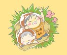 お子様のデフォルメ似顔絵、アイコン描きます デフォルメ強め、パステルな色合いのイラストです イメージ3