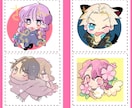 ポップな絵柄でデフォルメキャラアイコン描きます ★1回修正のみ、オプションなしのお任せ価格です☆ イメージ1