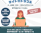 ワードプレスの不具合修正・エラー対応します サイトが壊れた！をスピード解決|プロによる丁寧な対応・説明 イメージ1