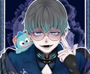 SNS・歌ってみたサムネ・配信用イラスト描きます キャラデザインも１からお手伝いいたします。 イメージ2