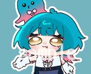 即日も可能！！ミニキャラ描きます ふわふわとした可愛いキャラクター好きの方におすすめです！ イメージ7
