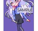 ポップなイラスト描きます あなただけのアイコンやSNS向けのイラスト描きます！！ イメージ2