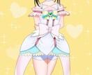 かわいいキャラのイラスト描きます 女性キャラの立ち絵、1枚絵をお描きします イメージ8