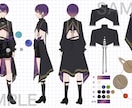 Vtuber等Live2Dパーツ分け立ち絵描きます クオリティ重視！提携モデラー紹介できます！ イメージ8
