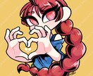 ポップなデフォルメ！アイコン描きます 【商用利用可】被りたくないあなたへ！個性派アイコンで魅力UP イメージ8