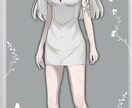 商用利用込みの立ち絵を描きます 可愛いけど儚い絵柄が得意です。 イメージ1