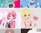 SNSのアカウントで使用出来ます かわいい女のコのアイコン！！描きます！！ラフ修正無限！ イメージ4