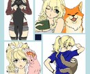 キャラクターのイラストを制作致します シンプルでかわいい絵柄は如何でしょうか？SNS等にどうぞ！ イメージ3