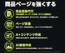 モニター価格実施中！Amazon売上UPします 商品ページ改善、AI画像作成、広告運用まで丸ごと対応可能 イメージ3