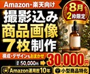 EC用の商品撮影〜画像制作をワンストップで行います 【撮影・構成・デザイン一括おまかせプラン】 イメージ1