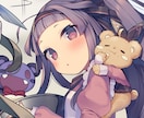 SNSアイコンイラスト制作します かわいいアイコンにしたい方におすすめです イメージ5