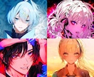 最短1日┊︎商用可 キャラクターイラスト制作します アイコン･歌みた・配信用等★お気軽にご相談ください✨️ イメージ1