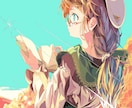 MVや書籍、グッズなどに使えるイラスト制作します 線画が強調された大胆なアングルで世界観を表現します イメージ4