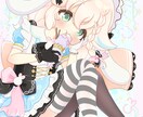 ゆめかわな女の子やアイドルのような女の子を描きます 二次利用料込み！ミニキャラは小物2つまで無料！ イメージ7