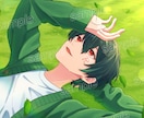 男性アイドルに☆歌ってみたサムネ用イラスト描きます アイドル風サムネイルで、歌い手の仲間入りを応援します！ イメージ5
