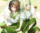 胸上3000円！高品質な一枚絵イラスト制作します 構図・雰囲気・物語性を大切に、一枚のイラストに仕上げます イメージ3