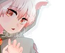 SNS等アイコン向け！あなただけのイラスト描きます 透明感あふれるイラストであなたのプロフィールを華やかに！ イメージ4