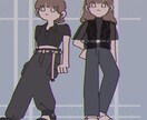 人数×５００円(二人以上)等身イラスト描きます 人数×500円＋1000円でフルカラー イメージ6