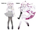 全身立ち絵かきます 可愛く素早い納品を心掛けます！ イメージ4