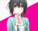 お気軽にどうぞSNSアイコンイラスト描きます ミニキャラ・頭身高めのイラストどちらも可 イメージ1