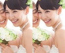 ブライダル関連の写真修正・レタッチを承ります 一生に一度の瞬間を丁寧に仕上げます イメージ2